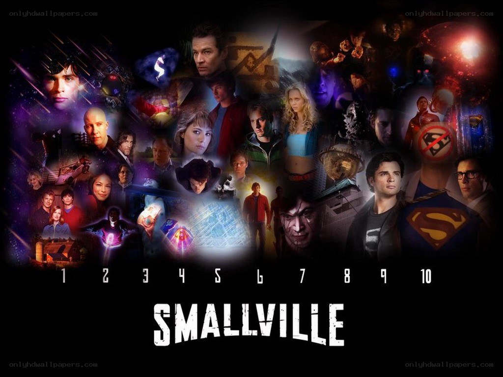 Smallville TV series collage