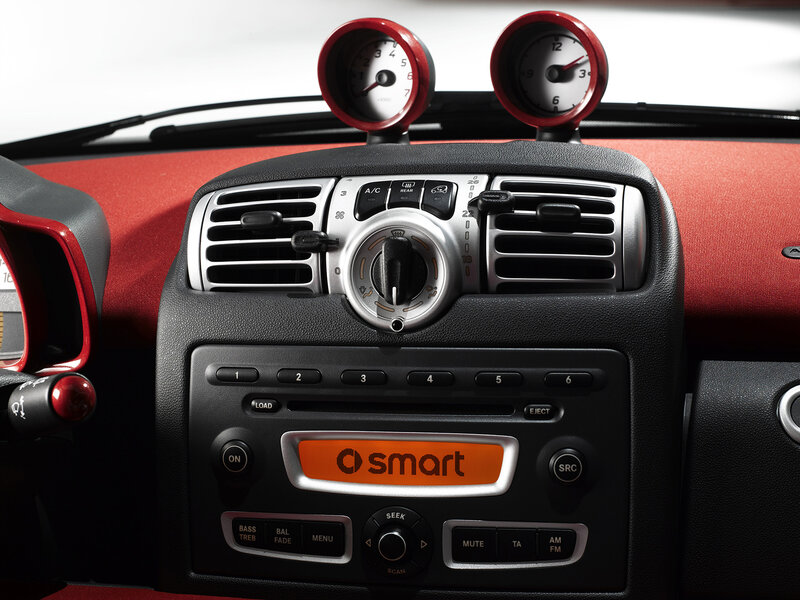 Smart car dashboard interior