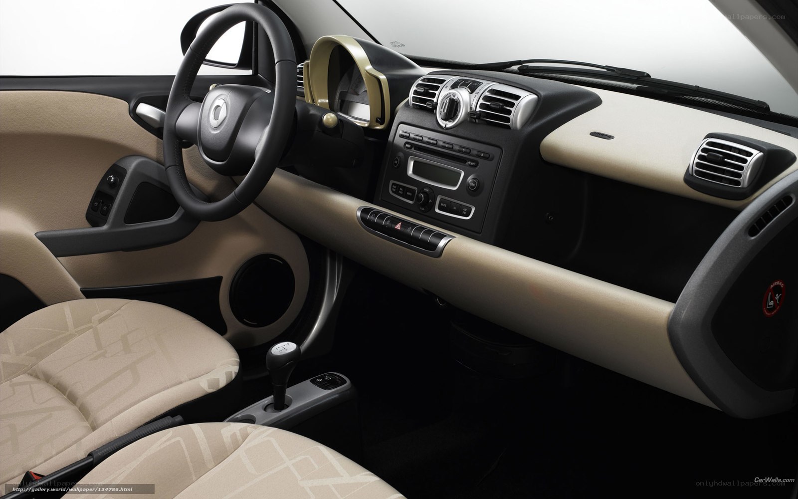 Smart car interior dashboard