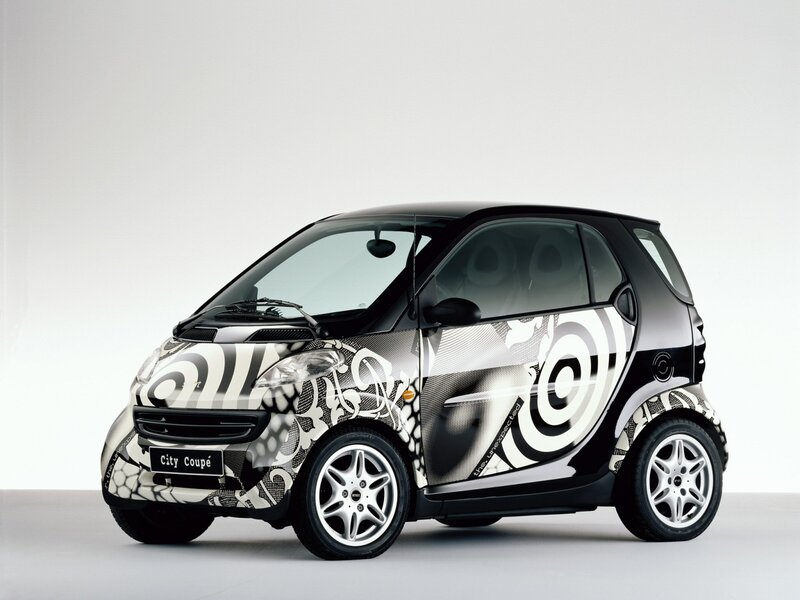 Smart City Coupe with graphic wrap