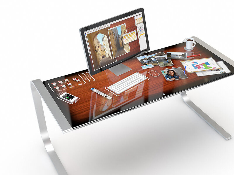 Smart Desk with Monitor