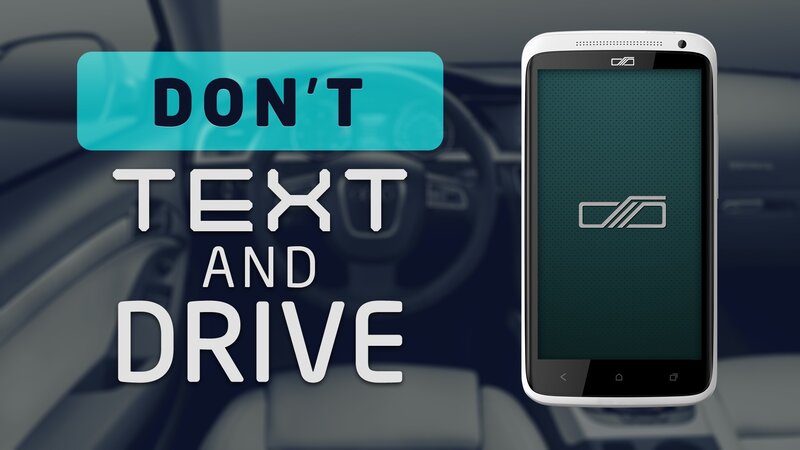 Smartphone in Car Interior — Teal