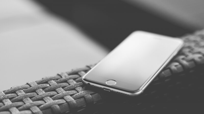 Smartphone on Wicker