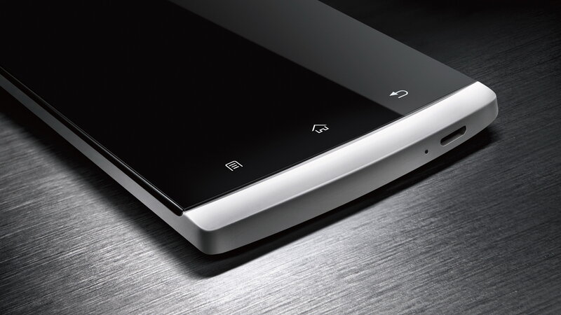 smartphone with capacitive buttons