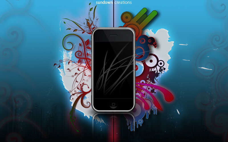 Smartphone with Cracked Screen