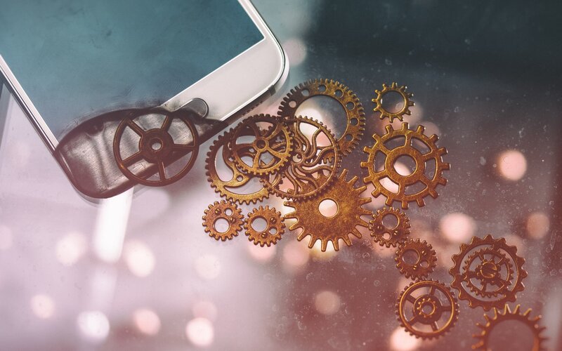 Smartphone with Gears
