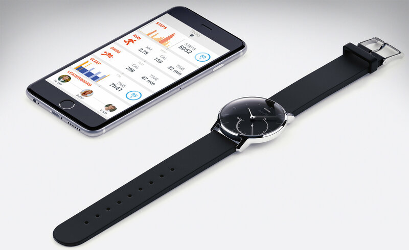 smartwatch and smartphone fitness app