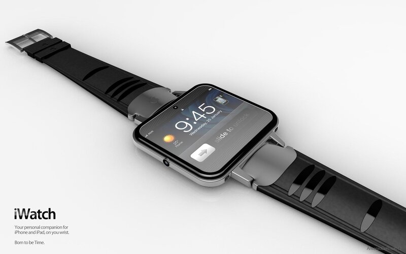 Smartwatch with Black Strap