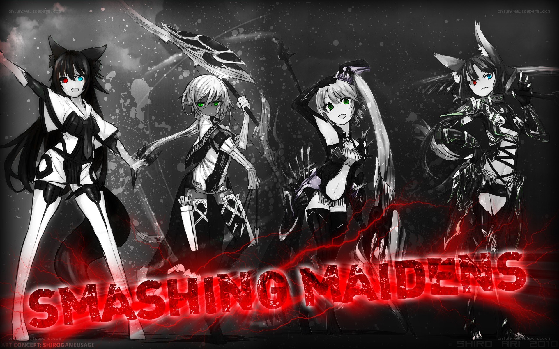 Smashing Maidens artwork