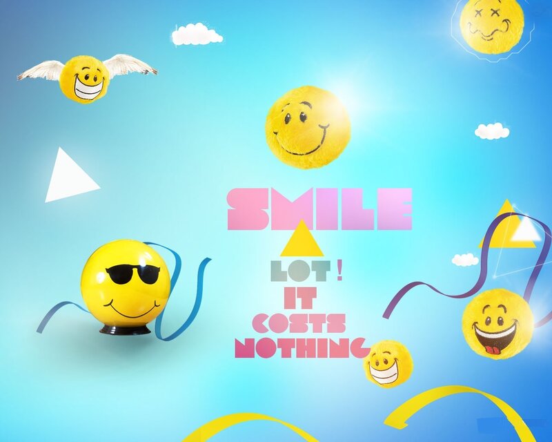 Smile lot it costs nothing
