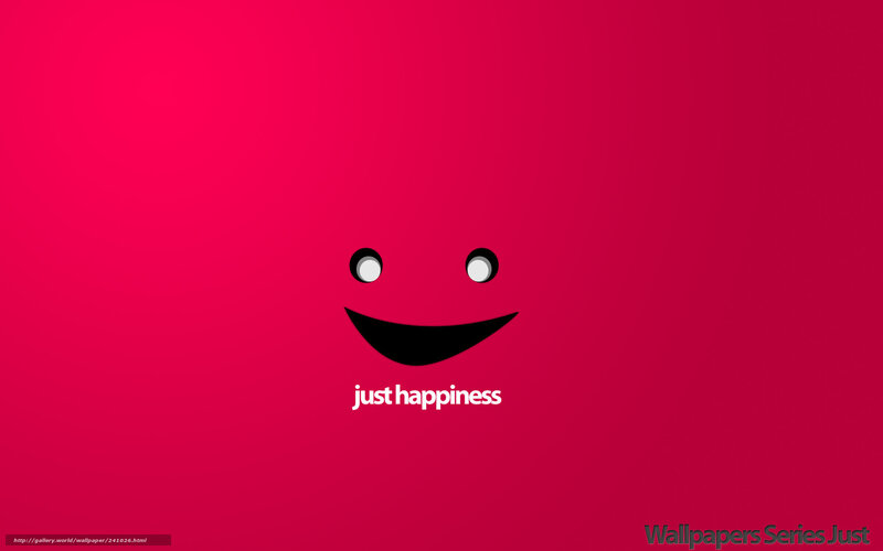 smile with just happiness text
