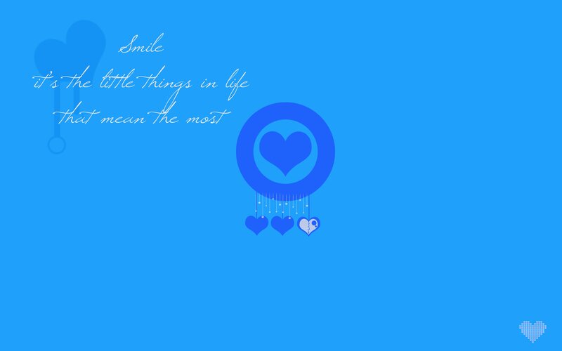 Smile with little things