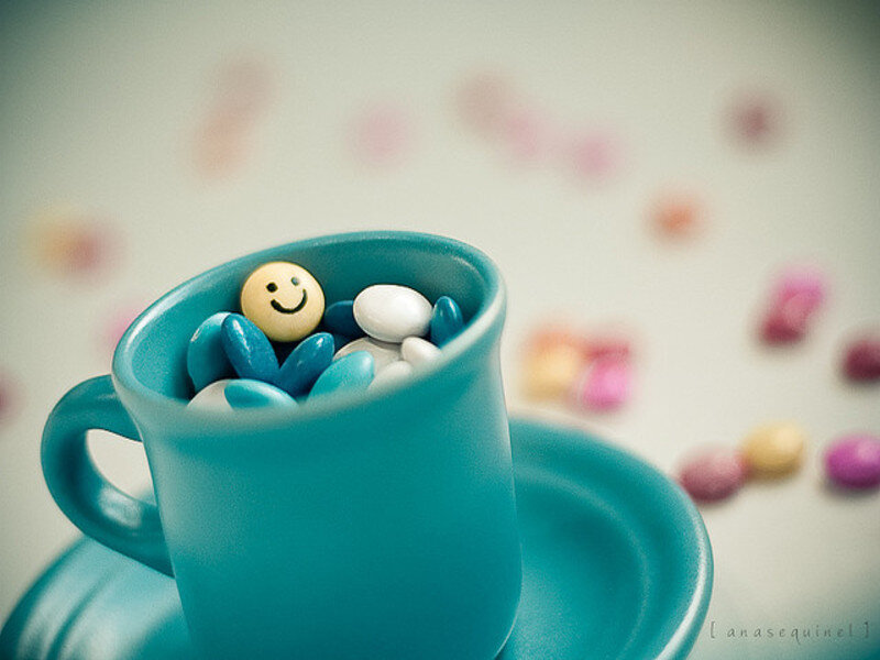Smiley Candy in Cup