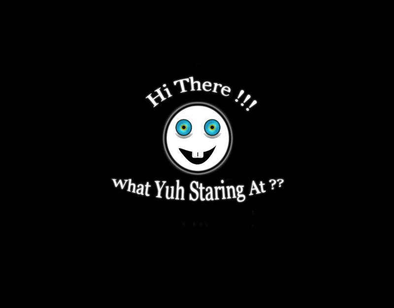 Smiley Face Emoji — Black