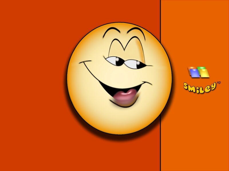 Smiley Face Emoji — Orange, Playful