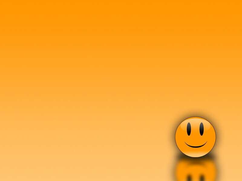 Smiley Face Emoji — Orange