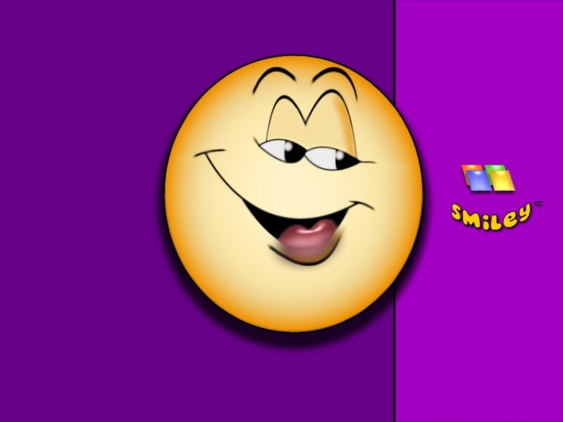Smiley Face Emoji — Purple