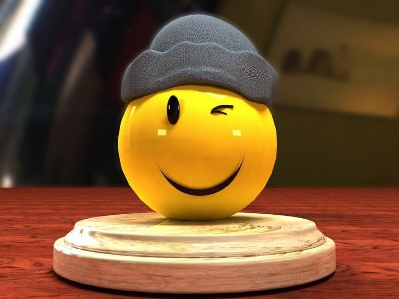 Smiley Face Figurine