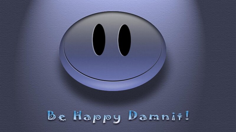 Smiley Face Icon — Blue