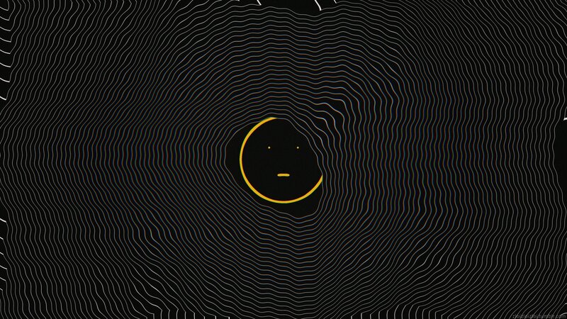 Smiley Face in Tunnel