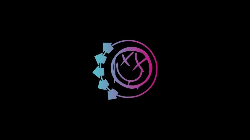 smiley face logo with arrows