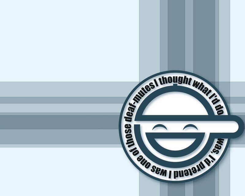 Smiley face logo with text