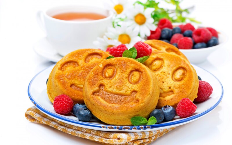 Smiley Face Pancakes