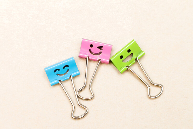 Smiley Face Paper Clips