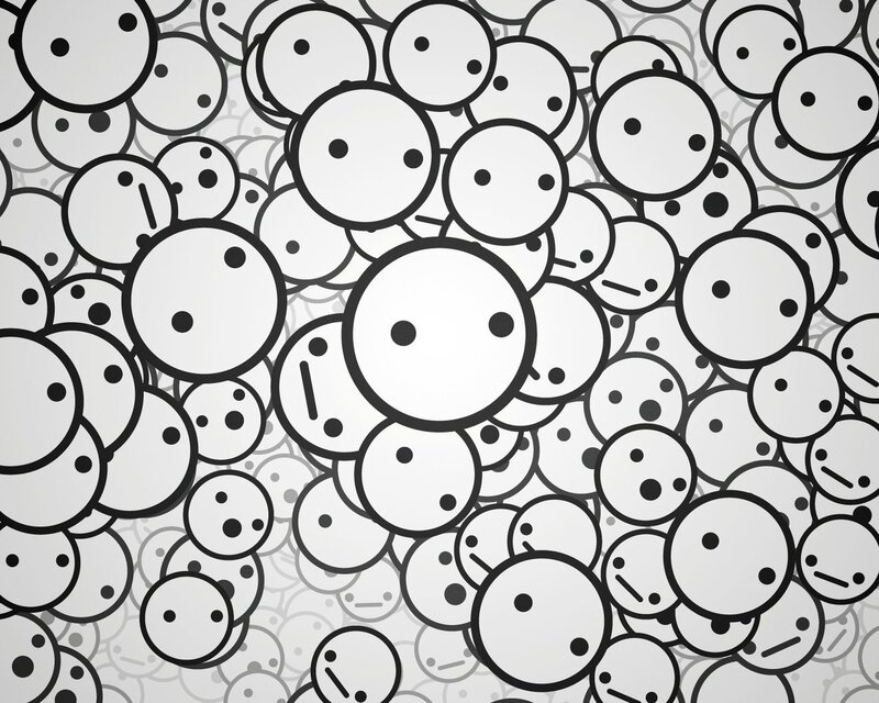 smiley face pattern