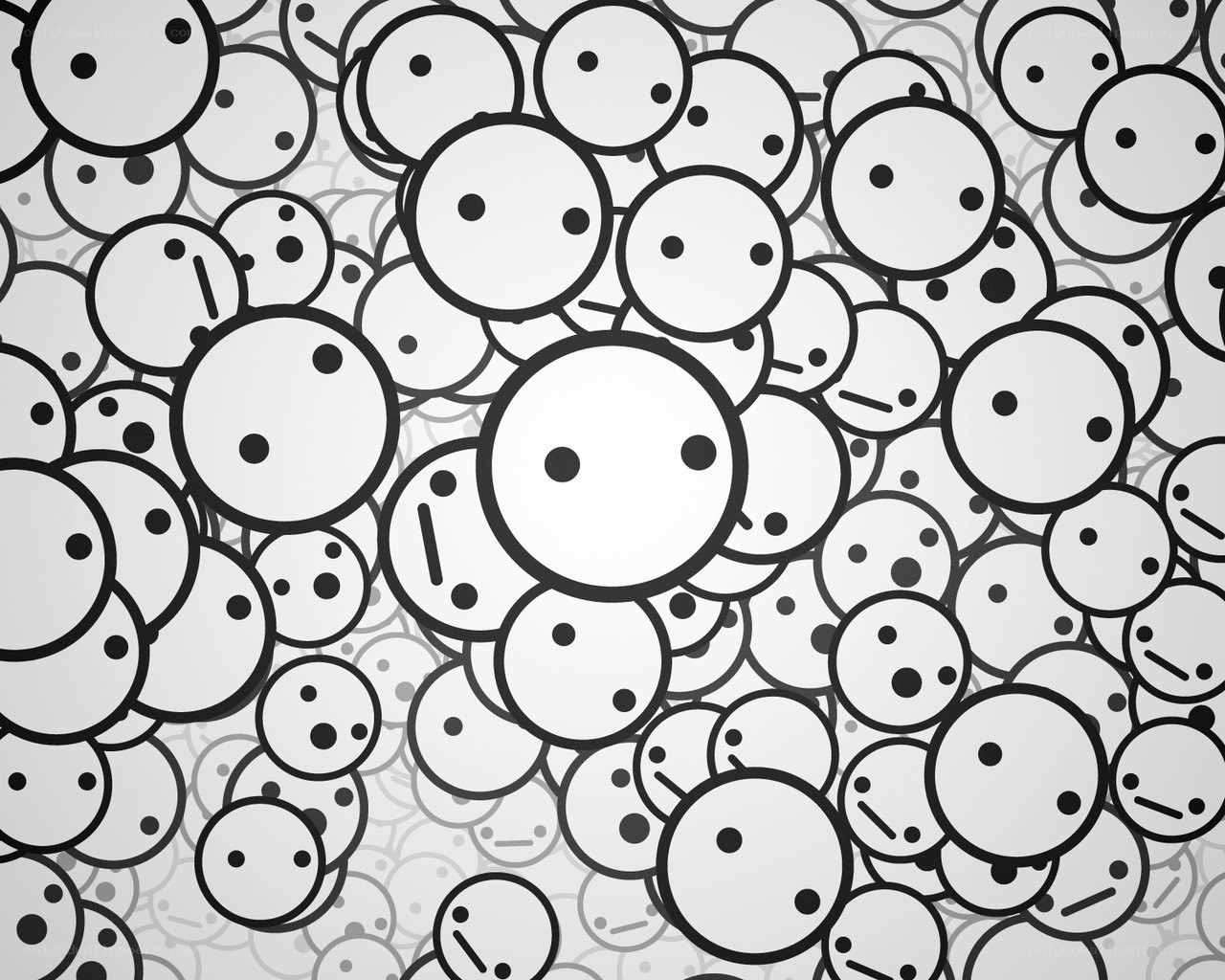 smiley face pattern