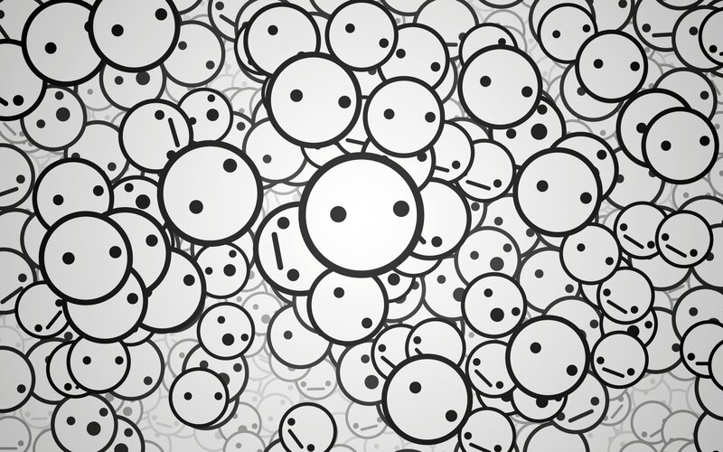 smiley face pattern