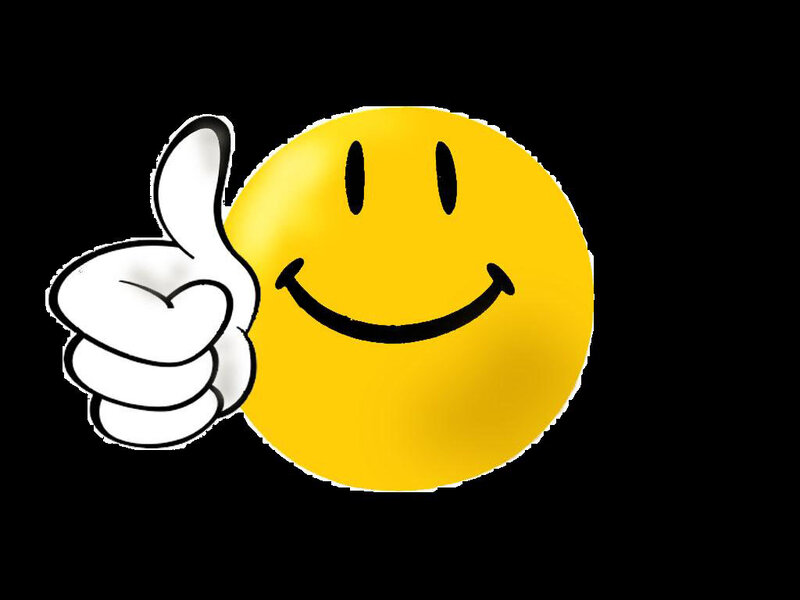 Smiley Face with Thumbs Up