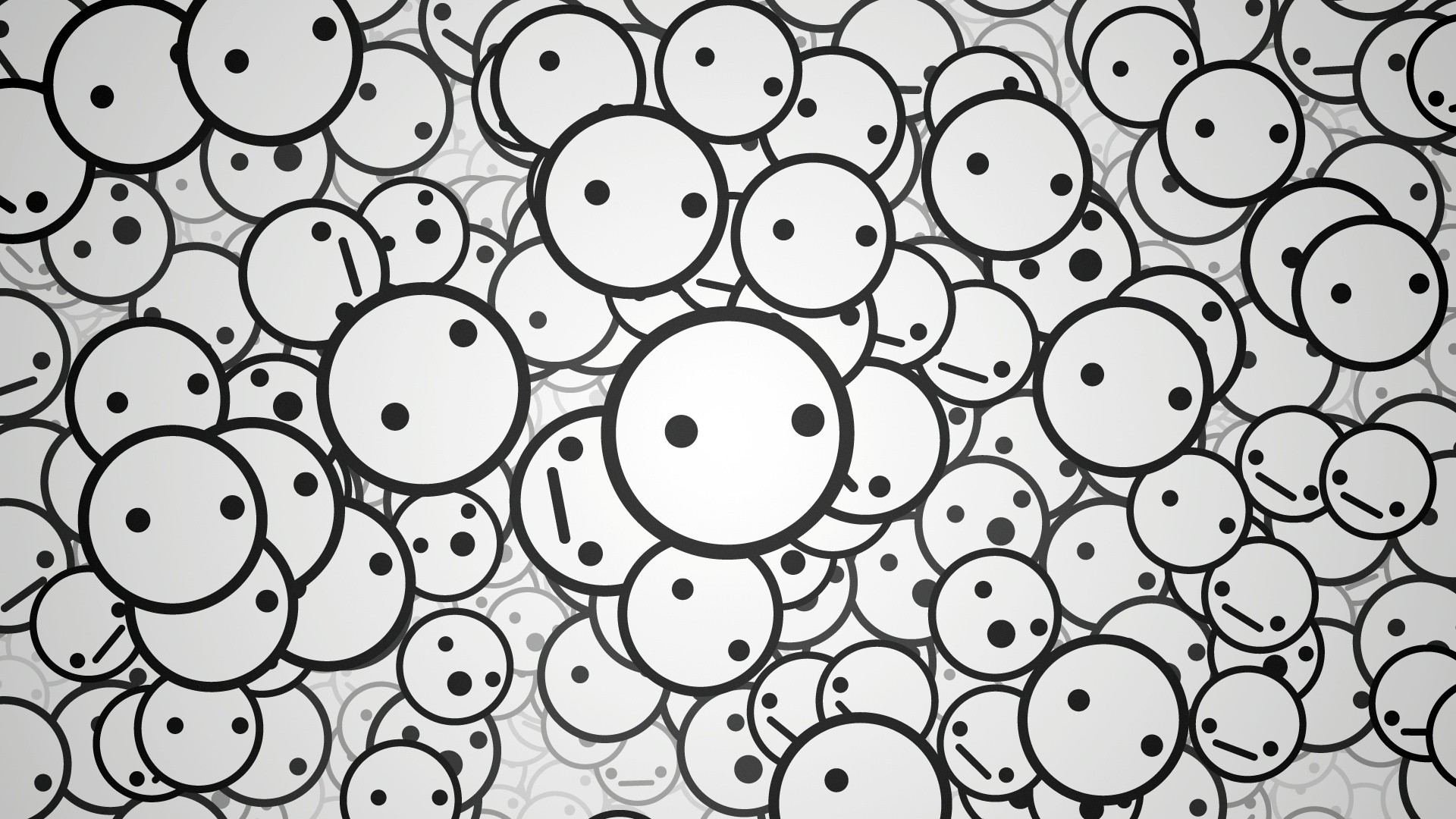 smiley faces pattern