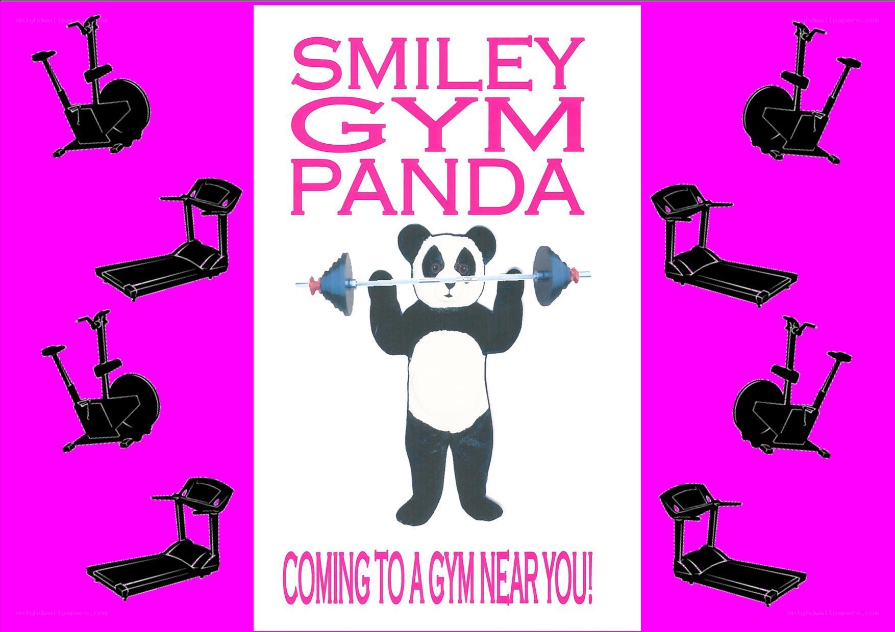 Smiley Gym Panda advertisement