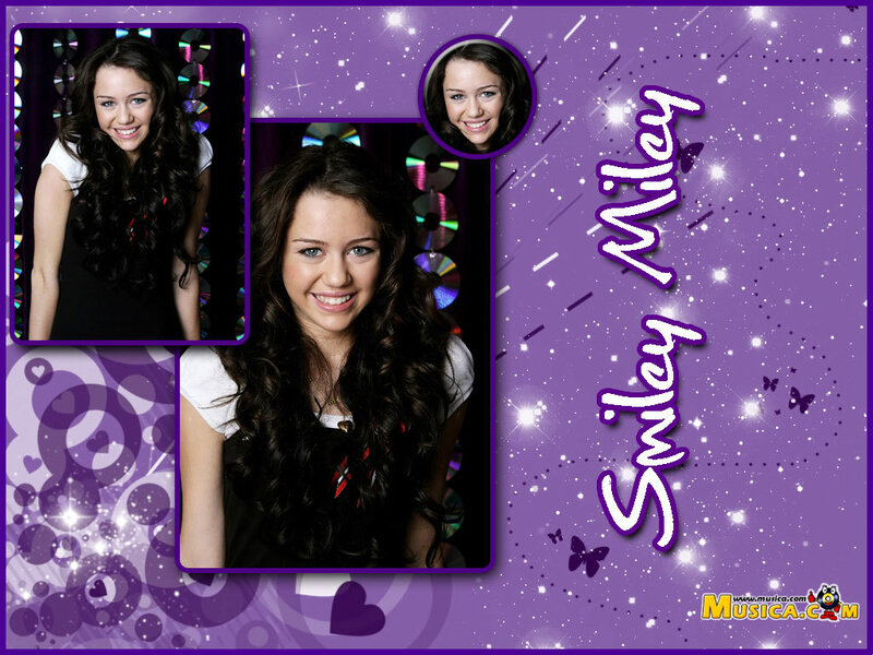 Smiley Miley wallpaper