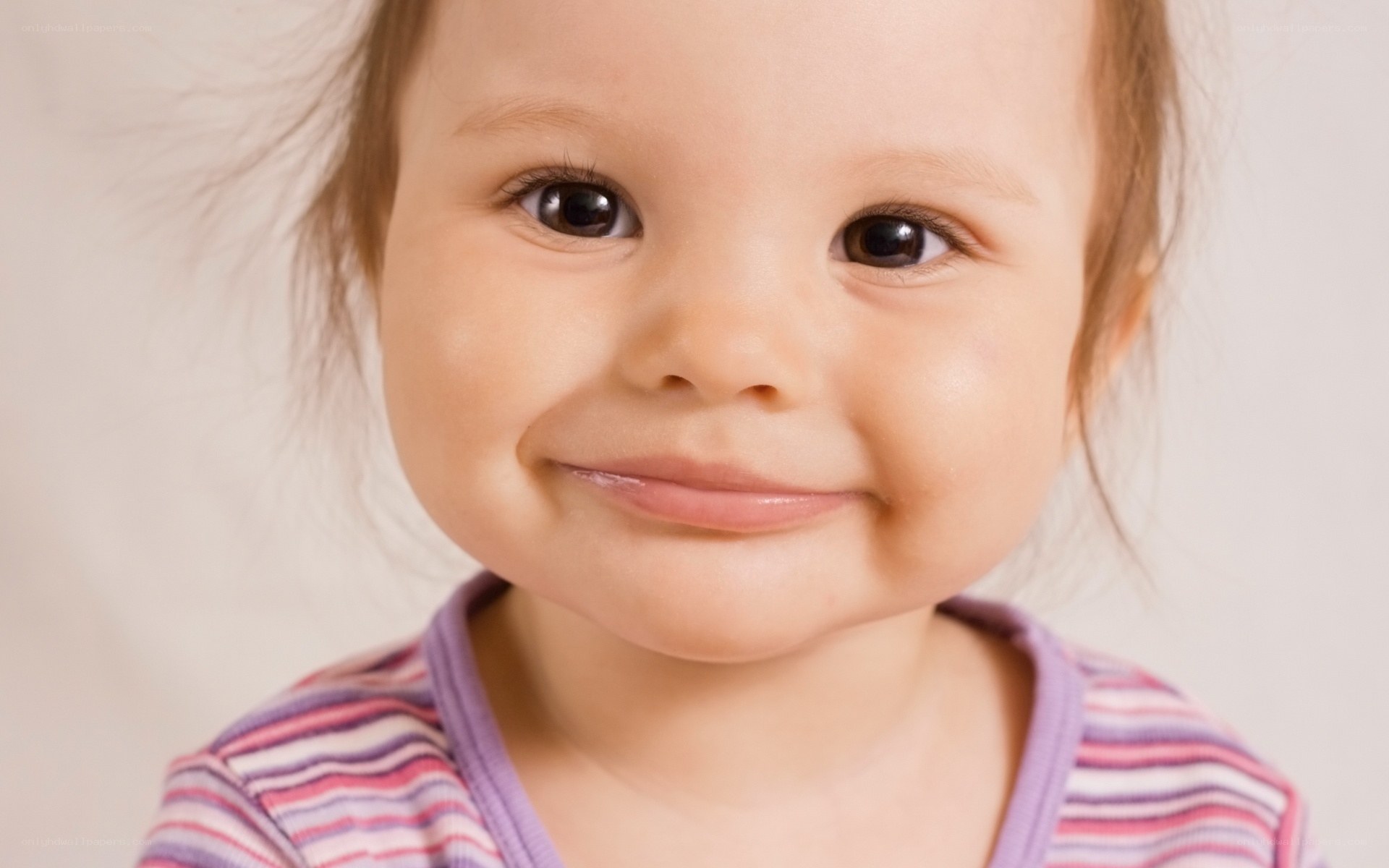 smiling baby girl