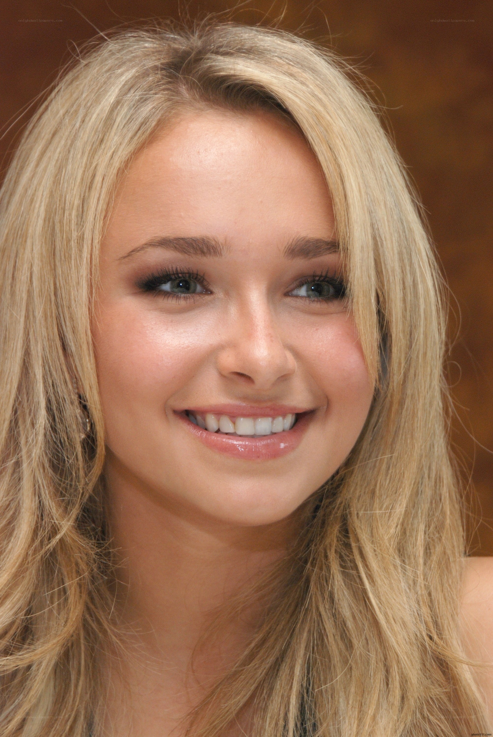 smiling blonde woman