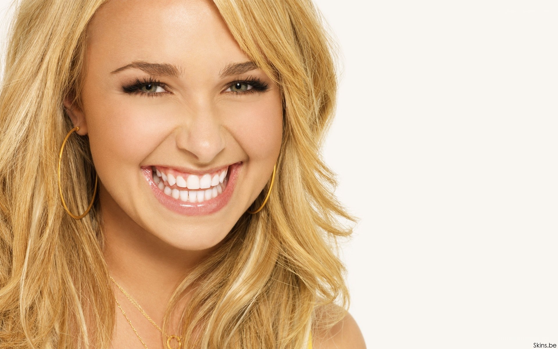 smiling blonde woman