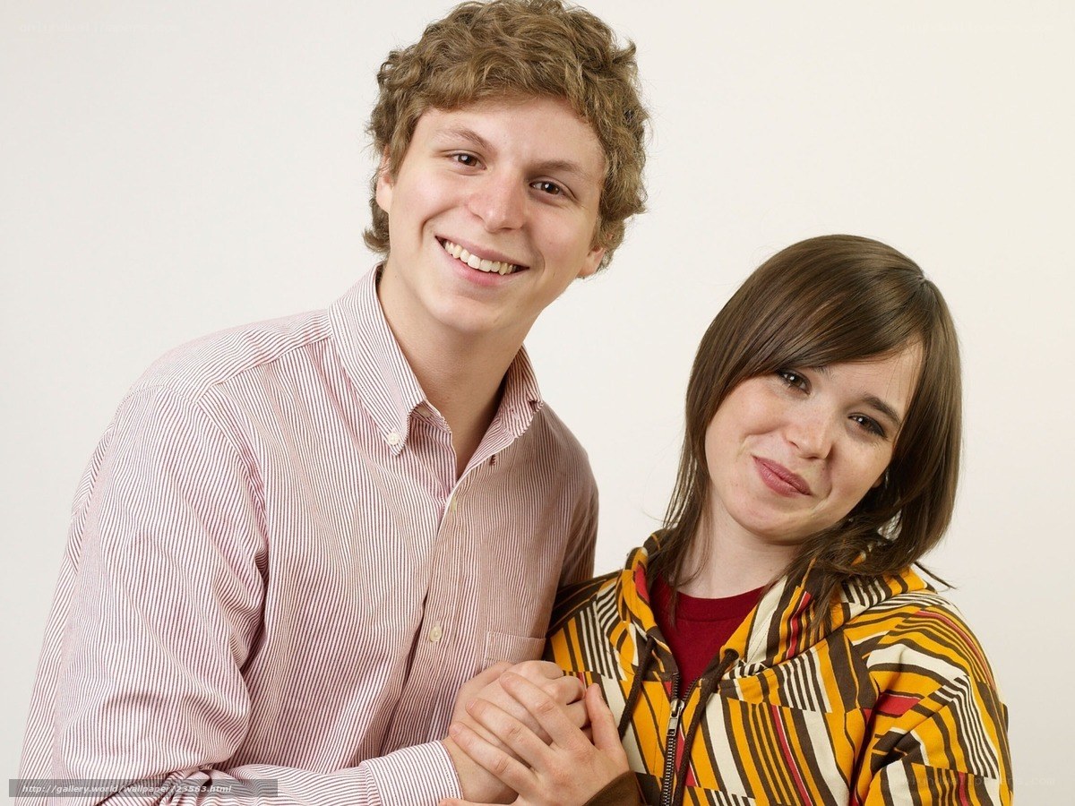 smiling couple in casual wear