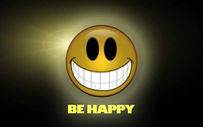 Smiling Emoji Face — Yellow