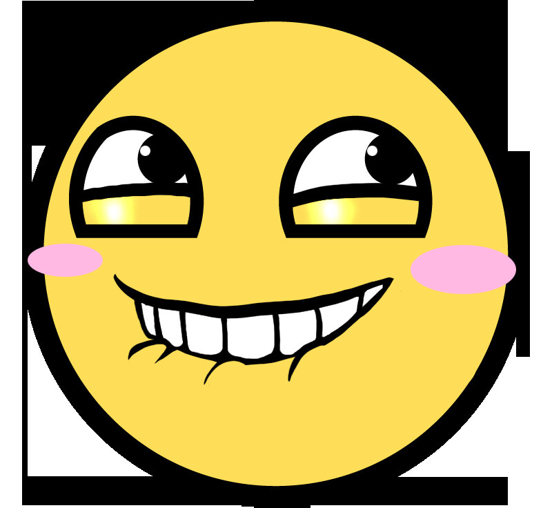 smiling emoji with blush