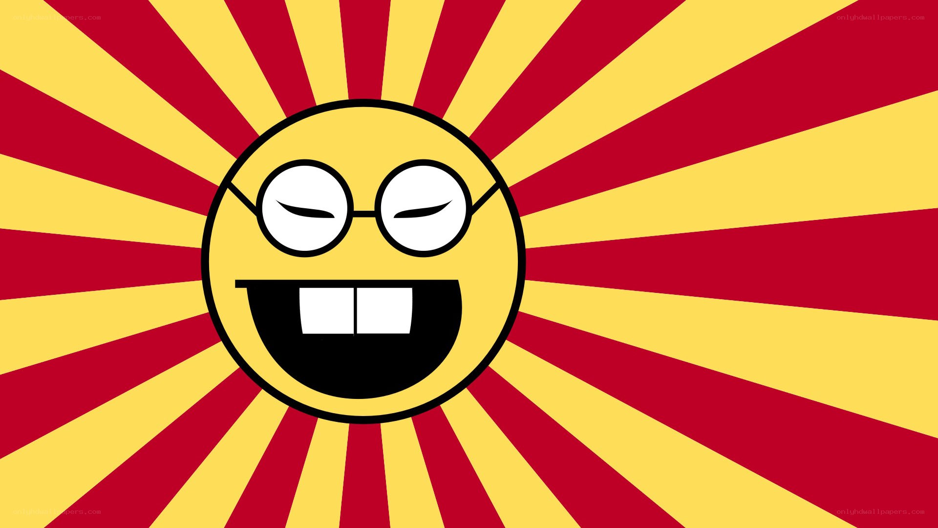 smiling emoji with glasses