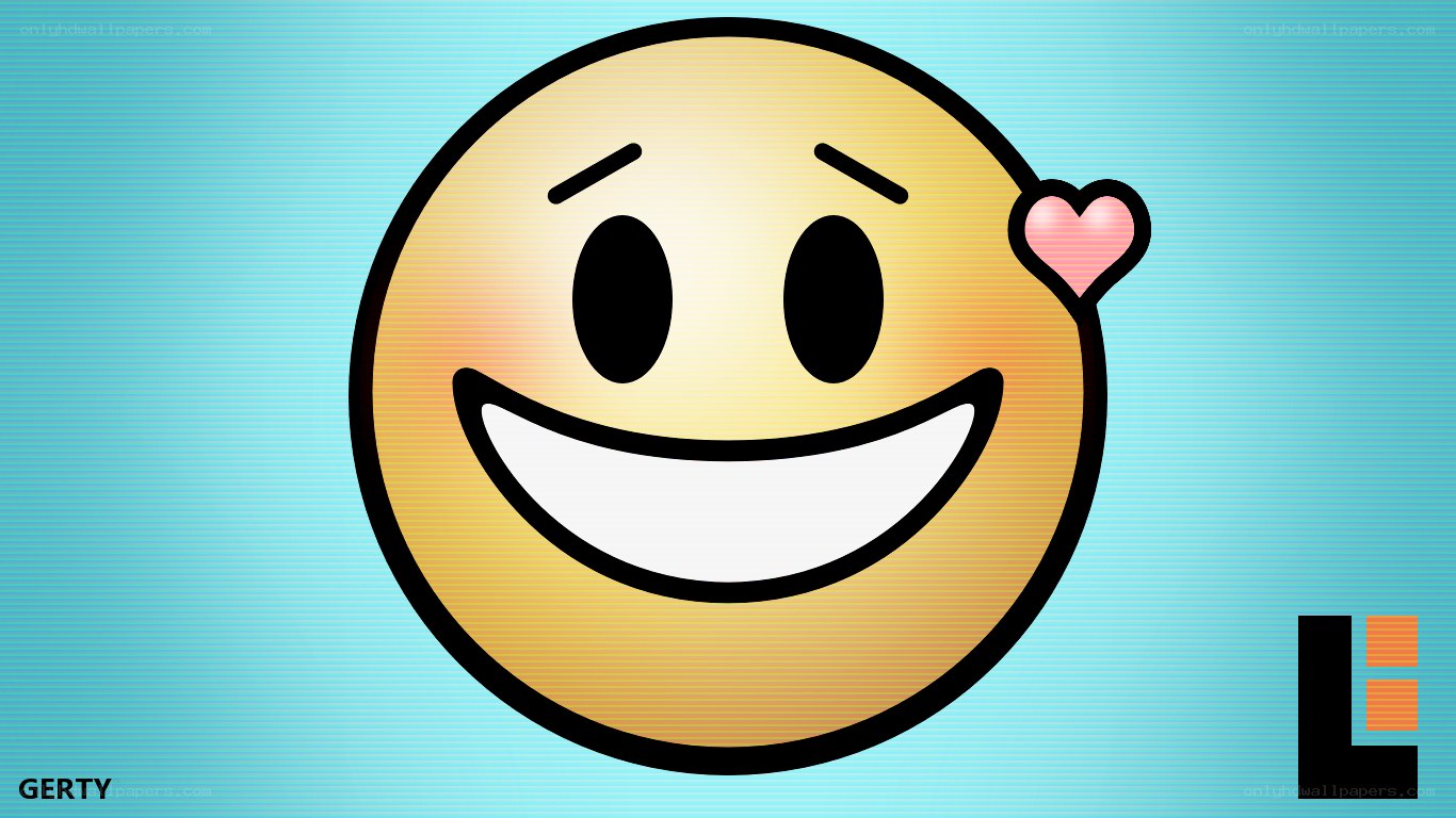 smiling emoji with heart