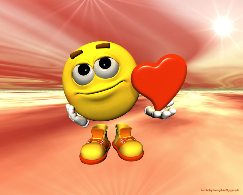 Smiling emoji with heart