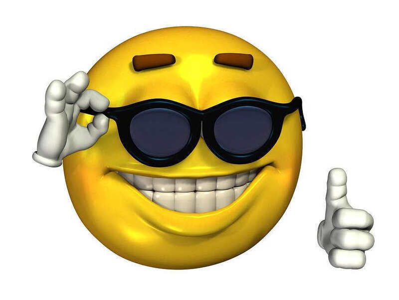 Smiling Emoji with Sunglasses