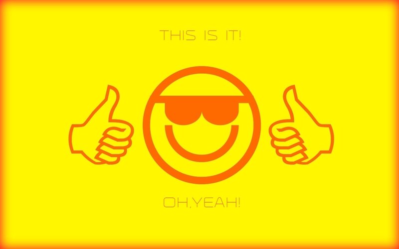 Smiling Emoji with Thumbs