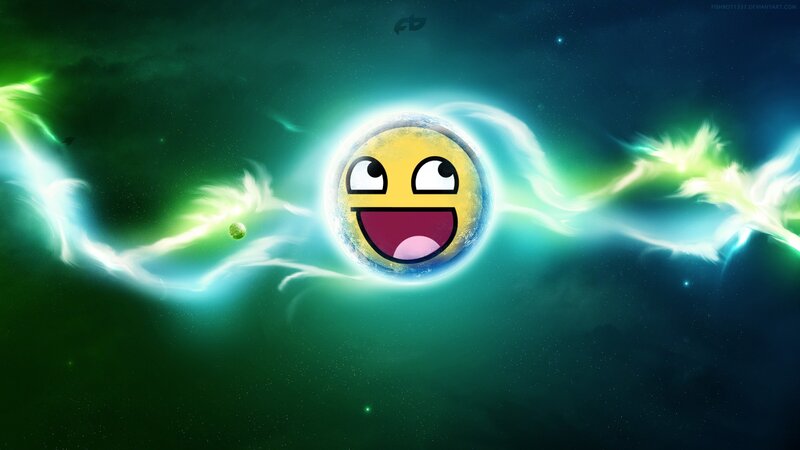 Smiling Face Emoji — Green