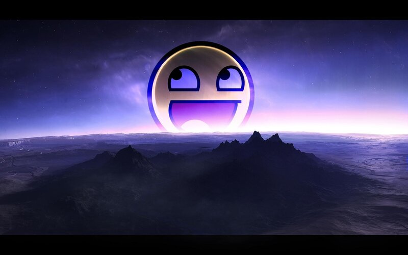 Smiling Face Emoji — Purple