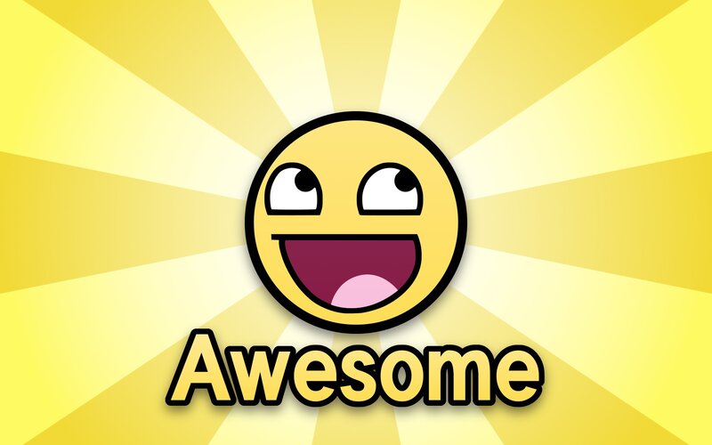 Smiling Face Emoji — Yellow, Cheerful