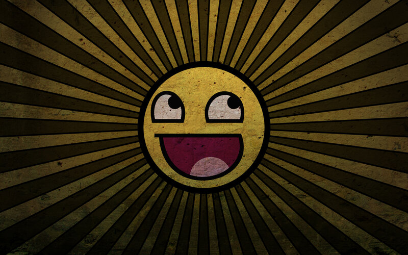 Smiling Face Emoji — Yellow, Energetic